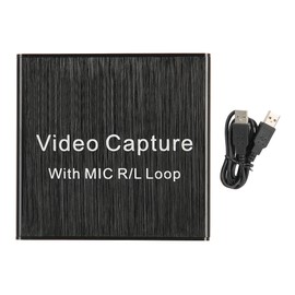 Video Capture Card USB2.0 HDMI Loop‑Out Support 4K Electronic Equipment 0.4a 5V DC