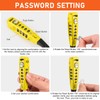 CXWXC Zip Tie Lock - 4-Digit Combo Cable Locks for