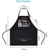 2pcs Kitchen Apron Funny Couples Kitchen Apron with Pocket Adjustable