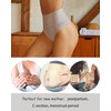 FINETOO High Waisted Thongs for Women Tummy Control Underwear Soft