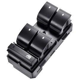 PUENGSI Driver Side Master Power Window Switch for GMC Acadia 2007-2016 Replace# 20945224 901990 Master Window Control Switch with RED Light