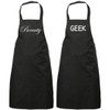 60 Second Makeover Limited Couples Beauty Geek Black Apron Set