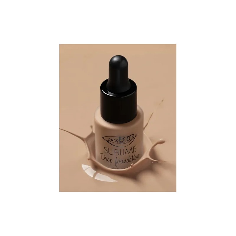 Base Maquillaje Orgánica Vegana Nickel Tested Purobio Drop