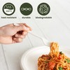 HAAGO 100 PLA Forks Cutlery Made of Bioplastic - Biodegradable