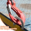 BBTO 12 Pack 1/2" Heavy Duty Weld-on Steel D-Ring Rope
