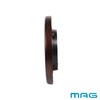 Mag W-768 BR-Z Noah Precision Wall Clock, Radio Clock, Analog,
