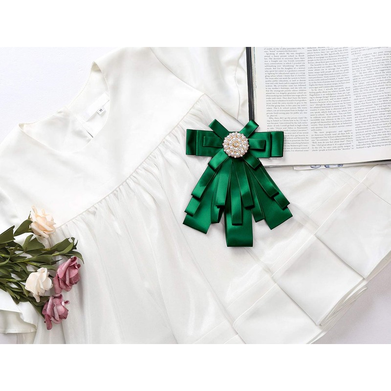 Allegra K Uniform Ribbon, Ribbon Tie, Brooch, Bow Tie, Uniform