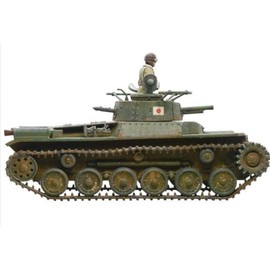 Warlord Games Chi-Ha Japanese Tank - 1:56 / 28mm Plastic Scale Model Tank for Bolt Action Highly Detailed World War 2 Miniatures