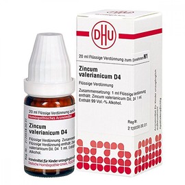 DHU Zincum Valerianicum D4 Dilution, 20 ml Solution
