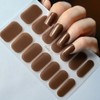 Semi-Cured Gel Nail Strips for DIY Manicure – 14/16 Full-Cover