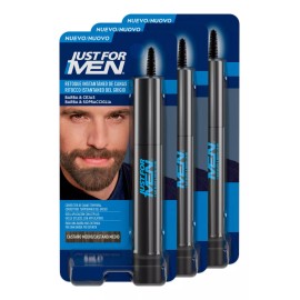 Just For Men Retoque Temporal Just For Men De Canas Barba Cast Med 3pack Tono Castaño Medio