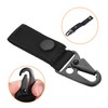 [PATIKIL] Belt Keeper Key Ring for Outdoor Camping 3pcs Nylon