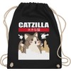 Shirtracer - Gym Bag Backpack - Anime Gifts - Catzilla