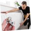 KICHOUSE Metal Heater Thermostat Indoor Thermostat Radiator Control Replacement
