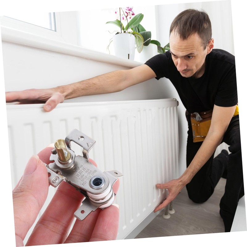 KICHOUSE Metal Heater Thermostat Indoor Thermostat Radiator Control Replacement