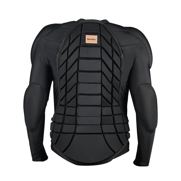 BenKen Men's Women's Professional Anti-Collision Sports Shirts Motorcycle Protective Jacket Full Body Armor Protector Back Protector for Skateboarding Skating Snowboarding Cycling