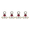 Pit Posse Aluminum L Track Anchor Tie Down Rings (4