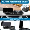 Herxsin Multifunction Car Anti-Slip Mat, Car Dashboard Mobile Phone Holder,