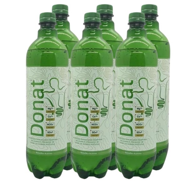 Rogaska Donat Mg Mineralwasser inkl. Pfand, 1 L Flasche, 6er