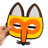 The Hen and Fox Story Felt Masks, 2pcs Mask Costume