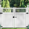Wmebee Upgrade Self-Locking Gate Latch for Wooden Fence Heavy Duty,