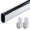 Metal Oval Cabinet Rail