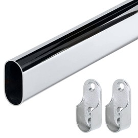Metal Oval Cabinet Rail