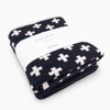 Ecovask Kitchen Towel Duo Organic Cotton, Check Navy Denim