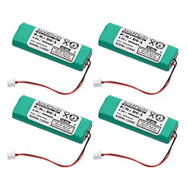 Synergy Digital Dog Collar Batteries, Works with Dogtra 2000 Training Receiver Dog Collar, Combo-Pack Includes: 4 x DC-1 Batteries