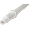Vikan 29755 Handle,Telescopic,62"-113",AL,White