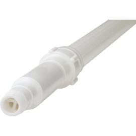 Vikan 29755 Handle,Telescopic,62"-113",AL,White