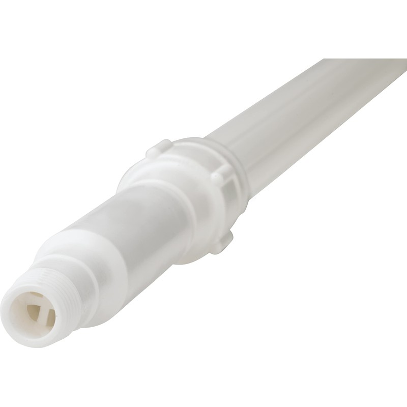 Vikan 29755 Handle,Telescopic,62"-113",AL,White