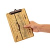 Olympia Wood Effect Menu Board with Clip Mechanism A5 Size