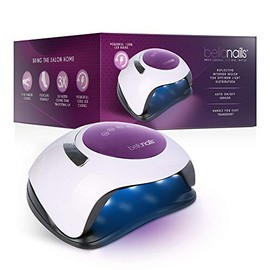 BELLANAILS Professional LED Gel Nail Lamp for Home or Salon Use, Gel Nail Polish Dryer, 3X Faster Than Traditional UV Nail Lamp Nail Dryer Curing Lamps, 4 Time Presets, 120 W (White)