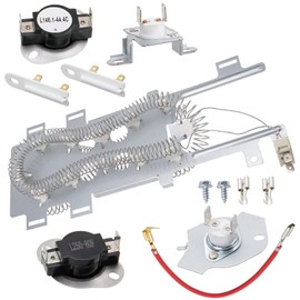Dryer Heating Element Kit Compatible With Maytag MED3500FW0 MEDB200VQ0 MED5500FW0 MED4200BW0 MED5500FC0 MED6000AW0 MEDB400VQ0 MEDB400VQ1 MED8200FC0 MED3000BW0 MED4000BW0