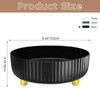 Bukuhlio Turntable Spice Rack Fridge Kitchen Cabinet Organiser 22 cm