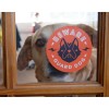 Unbranded Beware of Guard Dog Window Decal Sign, 4" x