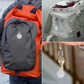 JewelryWe Carabiner Watch Pocket Watch with Carabiner Key Fob FOB Clip-on Quartz Watch Analogue Watch for Doctors Nurses Paramedic Chefs Sports Unisex, White