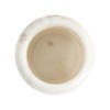 Creative Co-Op Marble and Mango Wood Pinch Pot with Lid,