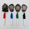 Golf Ball Markers Set - 4 Marker Pens, 4 Line