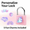 UMIKSMART Fingerprint Padlock, Keyless Biometric Smart Lock, USB Rechargeable &