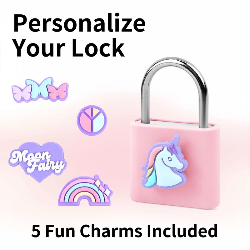 UMIKSMART Fingerprint Padlock, Keyless Biometric Smart Lock, USB Rechargeable &