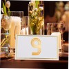 MAGICLULU 120Pcs Gold Foil Border Tent Cards for Weddings and