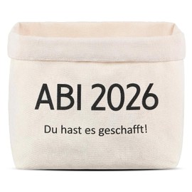 Sinmoe ABI 2026 Gifts Bread Basket Made of Fabric Du hast es geschafft Gift Basket Empty Graduation 2026 Gift Packaging Passed Exam Gift Idea Graduation Decoration Bag