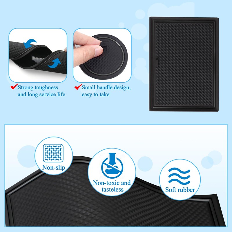 Coleya Non-Slip Mats Compatible with Cupra Formentor 2021-2024 (Electronic Automatic),