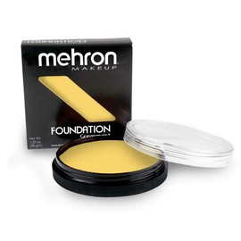 Mehron Makeup CreamBlend Stick | Face Paint, Body Paint, & Foundation Cream Makeup | Body Paint Stick .75 oz (21 g) (Yellow)