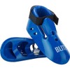 Blitz Dipped Foam Foot Guards - Blue - Large