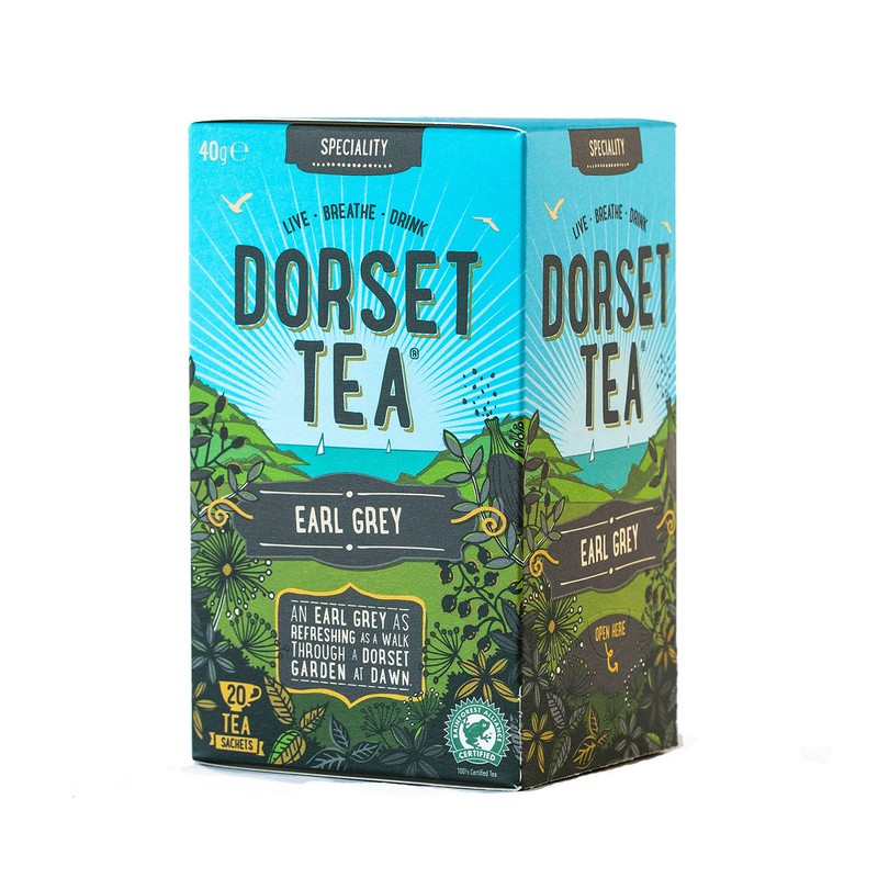 Dorset Tea Earl Grey Tea Bags 4 Boxes x 20