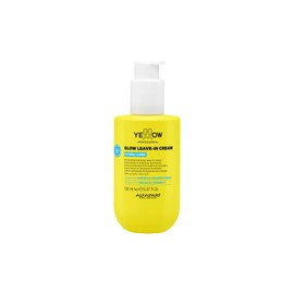 "YELLOW PROFESSIONAL HYDRA CARE GLOW LEAVE-IN CREAM 150 ml Crema hidratante iluminadora sin enjuague para todo tipo de cabello POTENCIADO CON LUMITECH