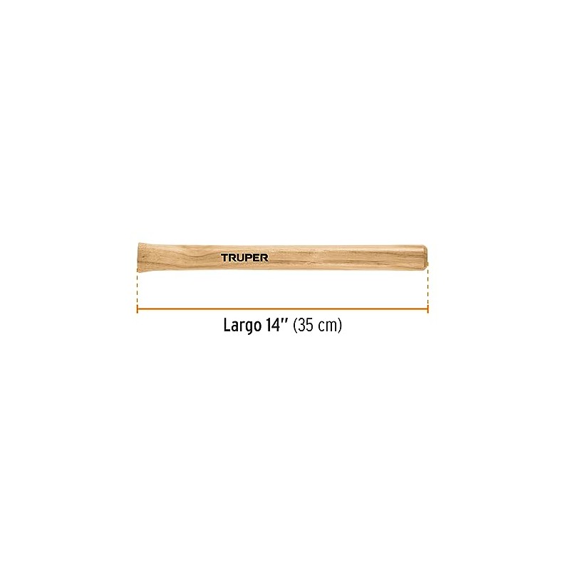 Truper MG-MART-14 Mango de repuesto para martelinas, 14, color, 14,